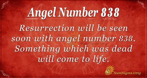 838 angel number